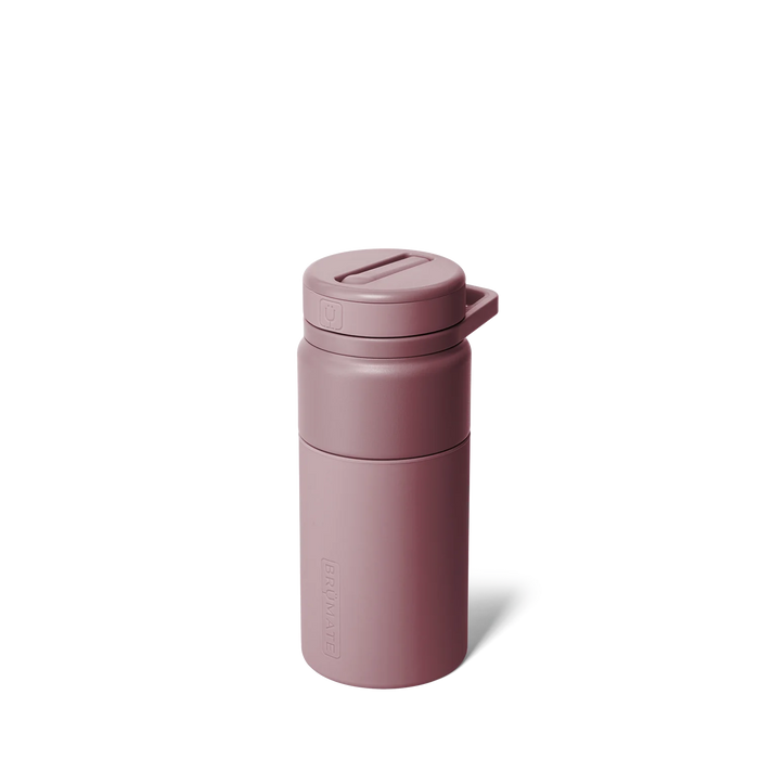 BruMate Rotera Water Bottle 15oz, Rose Taupe