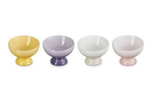 Le Creuset Footed Ice Cream Bowls Set of 4, Sorbet Collection