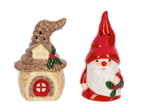 Ganz Salt & Pepper Set, Gnome & Home