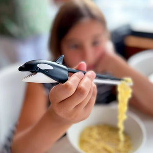 FRED Munchtime Chomping Chopsticks, Orca Whale