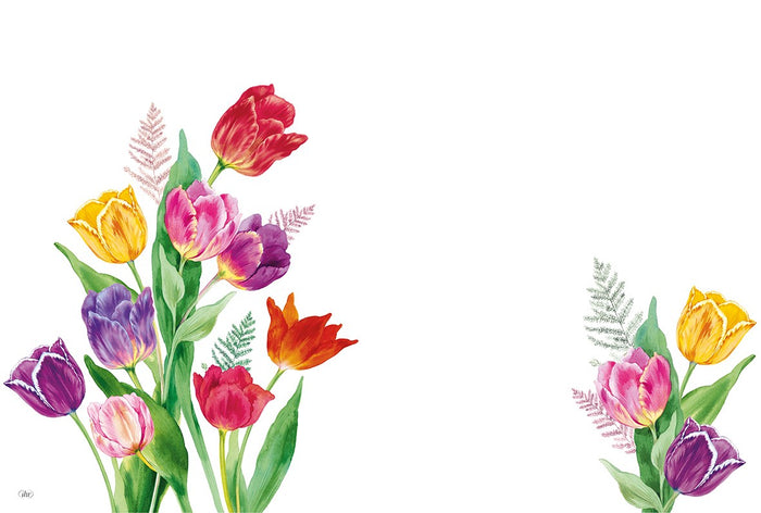 IHR Placemat, Bright Tulips