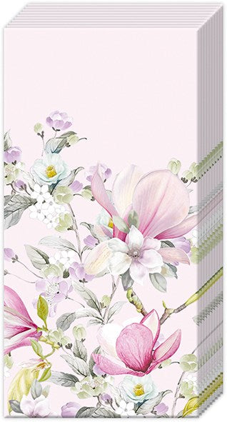 IHR Pocket Tissues, Romantic Magnolia Light Rose