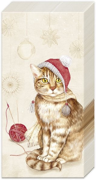 IHR Pocket Tissue, 'Jill' Santa Cat