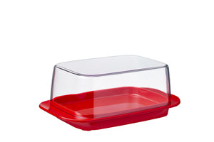 Mepal Melamine Butter Dish, Nordic-Red