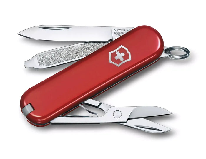 Victorinox Swiss Army Classic SD Pocket Knife, Red