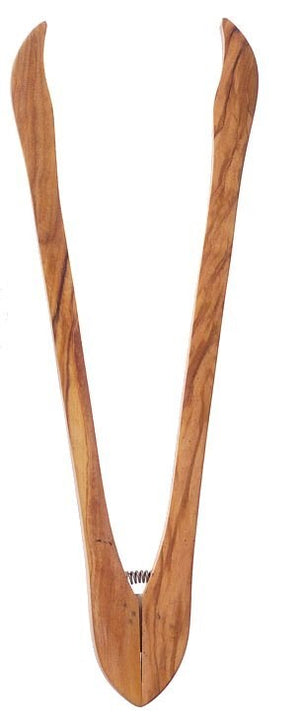 Scanwood Olive Wood Tongs