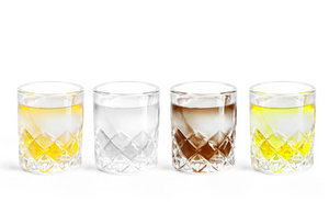 Final Touch Yarai Shiver Ice Ball Shots Set with 4 Glasses