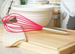 Fox Run Silicone Whisk 11.5 Inch, Raspberry Pink