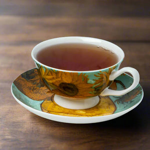 McIntosh Tea Cup & Saucer, Van Gogh Sunflowers