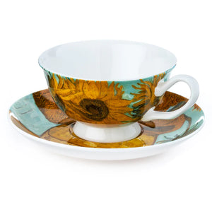 McIntosh Tea Cup & Saucer, Van Gogh Sunflowers