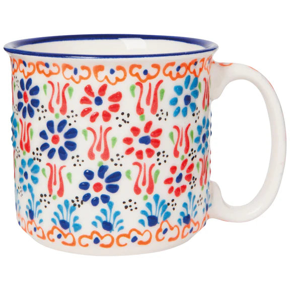 Danica Heirloom Evani Mug 12oz, Multi White