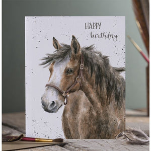 Wrendale Designs Greeting Card, 'Birthday Spirit' Horse