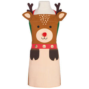 Danica Jubilee Apron Kids Daydream with Chef's Hat, Rudolph Reindeer