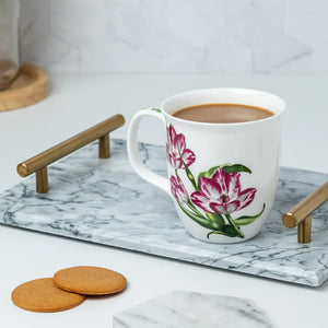 McIntosh Java Mug, Botanical Flowers Blooming Tulips