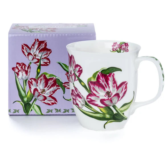 McIntosh Java Mug, Botanical Flowers Blooming Tulips