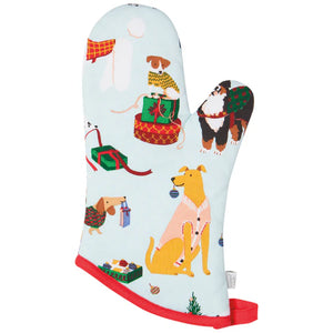 Danica Jubilee Oven Mitt Set of 2, Holiday Hounds