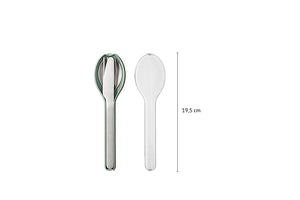 Mepal ELLIPSE Cutlery 3pc Set, Nordic Blue