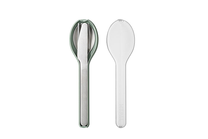 Mepal ELLIPSE Cutlery 3pc Set, Nordic Sage