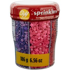 Wilton 6-Cell Sprinkles, Rainbow Medley