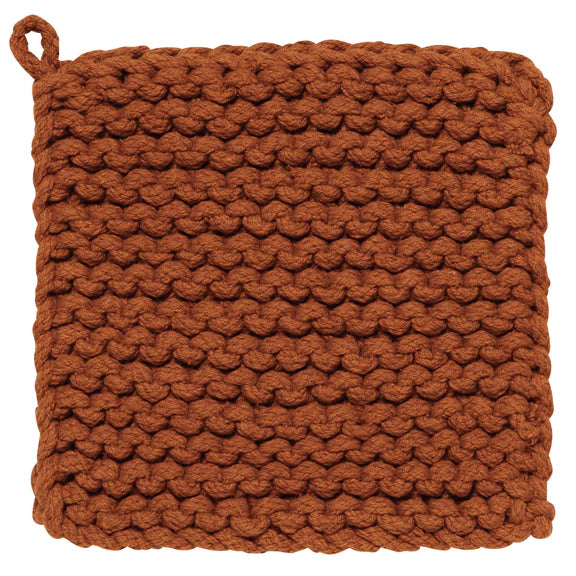 Danica Heirloom Knit Pot Holder, Cinnamon Stick