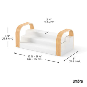 Umbra 3-Tier Spice Shelf, White