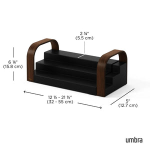 Umbra 3-Tier Spice Shelf, Black