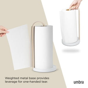 Umbra Bellwood Paper Towel Holder, White