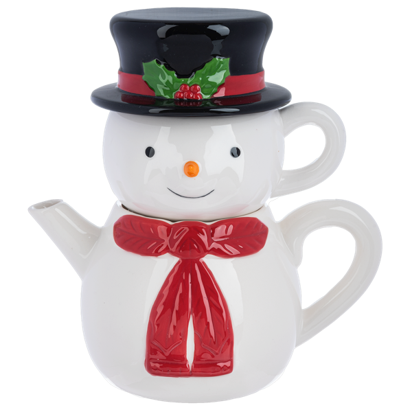 Ganz Tea for One Set, Snowman