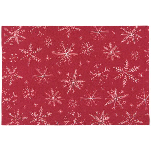 Danica Now Designs Clean Coast Placemat, Snowflakes