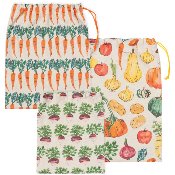 Danica Now Designs Produce Bags Set of 3, Veggie Stand