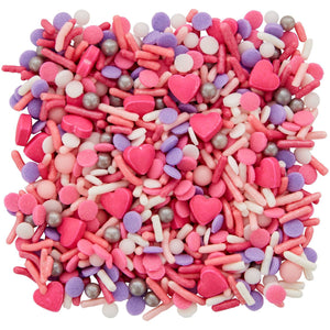 Wilton Purple & Pink Hearts Valentine Sprinkles