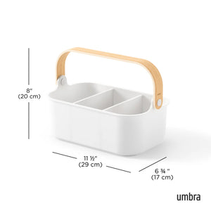 Umbra Bellwood Storage Bin, White