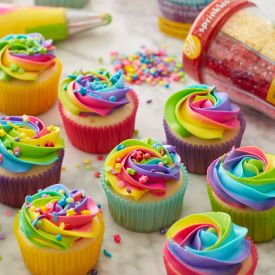 Wilton 6-Cell Sprinkles, Rainbow Medley