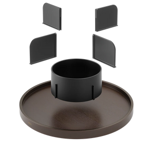 Umbra Bellwood Lazy Susan, Black