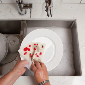 Danica Ecologie Swedish Dishcloth, Toadstool Time