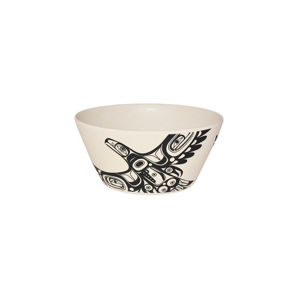 Native Northwest Bamboo Bowl 5.5 Inch, Soaring Eagle