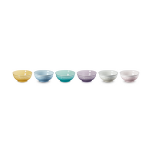 Le Creuset Mini Bowls Set of 6, Sorbet Collection