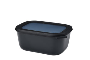 Mepal CIRQULA Multi Bowl Rectangular 1.5L, Black