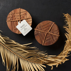 Danica Studio Facet Geo Coasters Set of 4