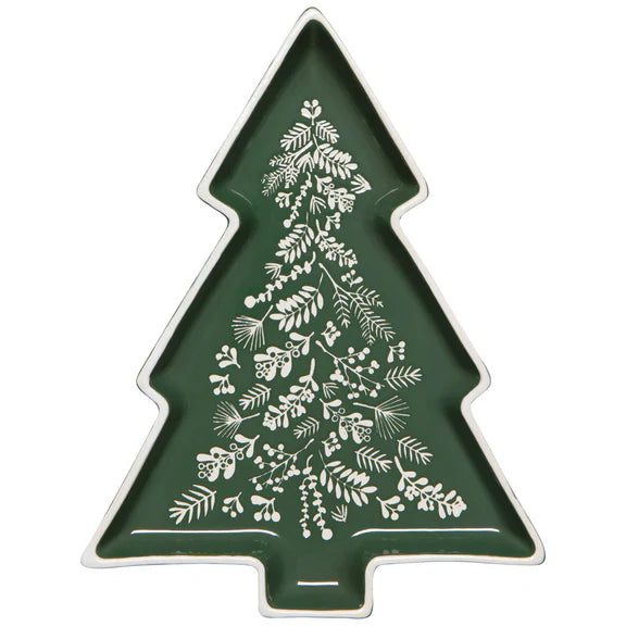 Danica Now Designs Tree Shaped Tray, Winterberry