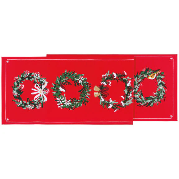 Danica Now Designs Table Runner 72 Inch, Wreaths