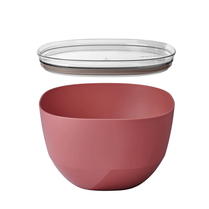 Mepal SILUETA Serving Bowl with Lid 5L, Vivid Mauve