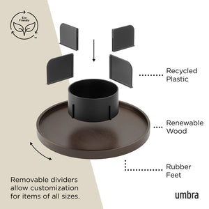 Umbra Bellwood Lazy Susan, Black