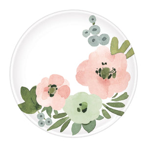 Lang Appetizer Plates Set of 3, Inner Garden