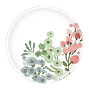 LANG Appetizer Plates Set of 3, Inner Garden