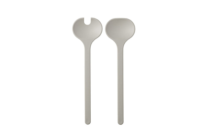 Mepal SILUETA Salad Servers Set of 2, Nordic White