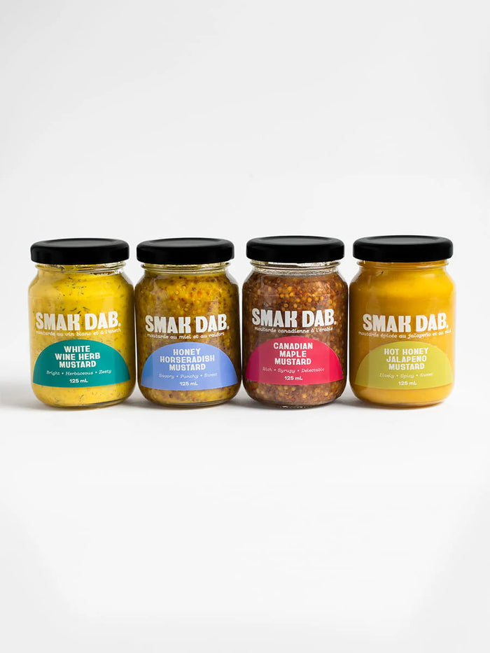 Smak Dab Mustards White Variety Pack