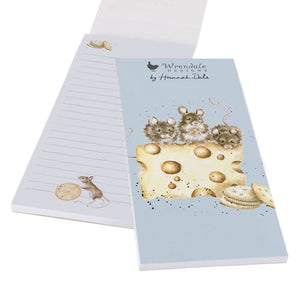 Wrendale Designs Notepad, 'Crackers about Cheese' Mouse