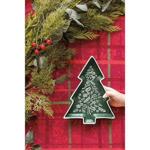 Danica Now Designs Tree Shaped Tray, Winterberry