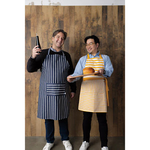 Danica Now Designs Apron Adult Chef, Awning Stripe Ochre